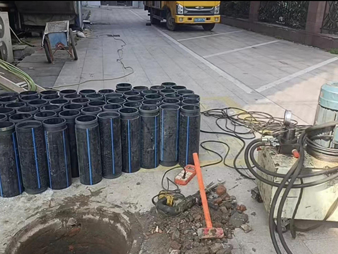 天安乡PE置换管厂家 DN315置换管 非开挖管短管置换